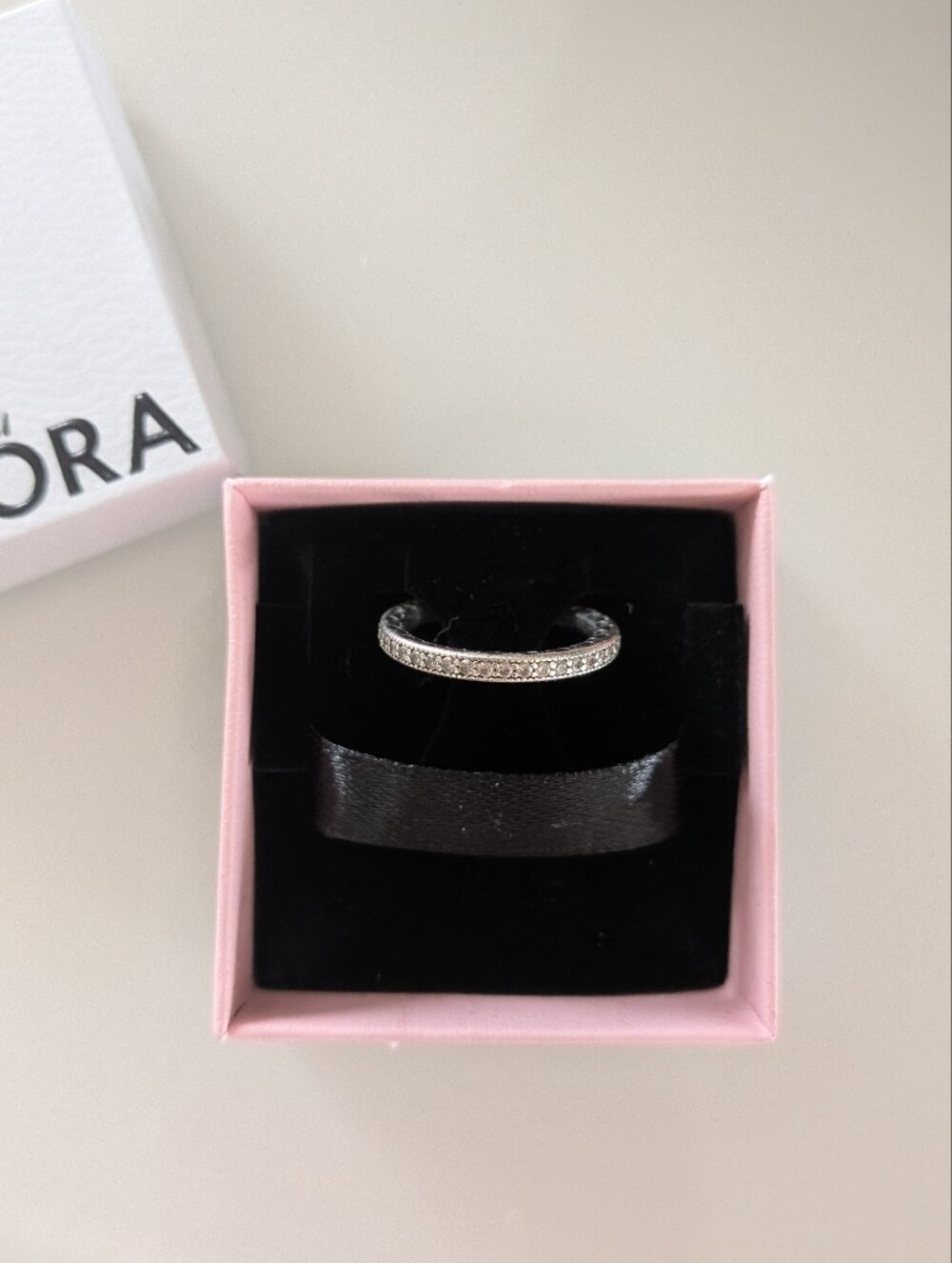 Pandora Sparkle & Hearts Ring